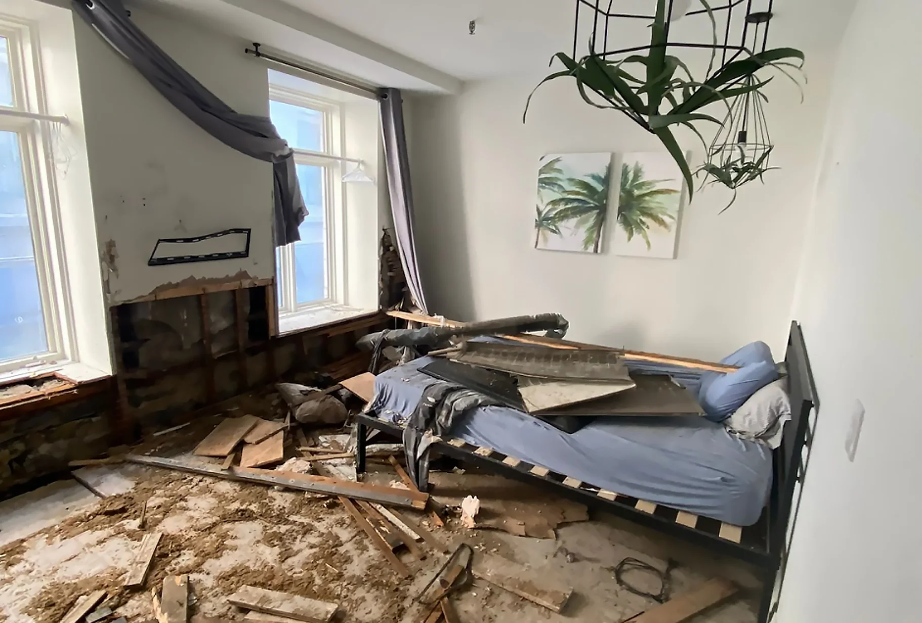 Destroyed Living room